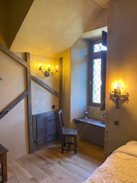 "L'Âtre" guest room in Medieval Castle