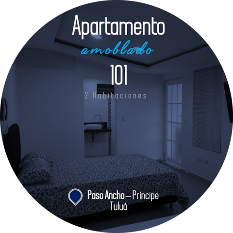 Apartment 101 PA_Amoblado 2hab