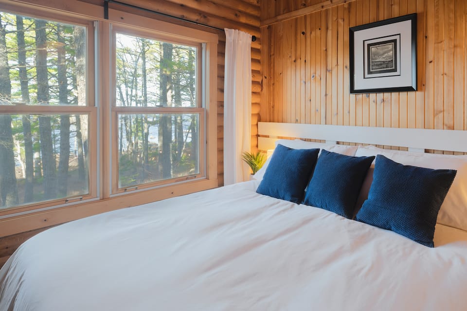 The Harmony Grand, a log cottage on Molega Lake, Molega Lake, Nova Scotia, Canada, photo 7 of 10