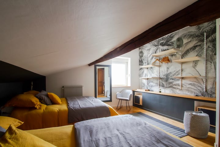 Chambre "Les Palmiers" 1. kat 