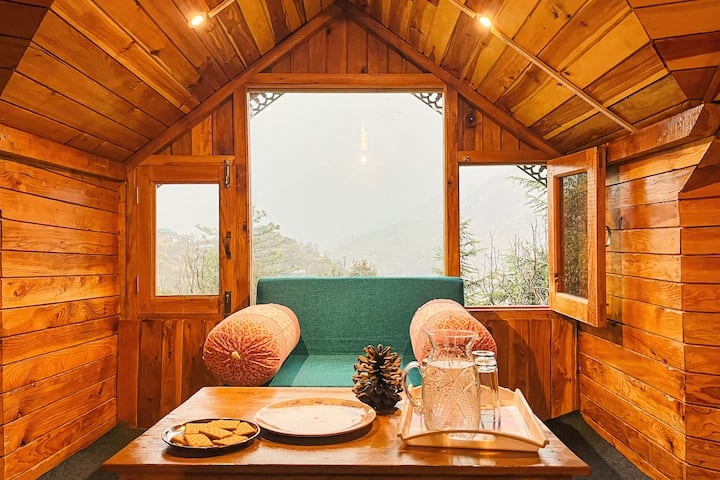 Mountain Vibes Jibhi | Stylish Wooden Chalet - Himachal Pradesh