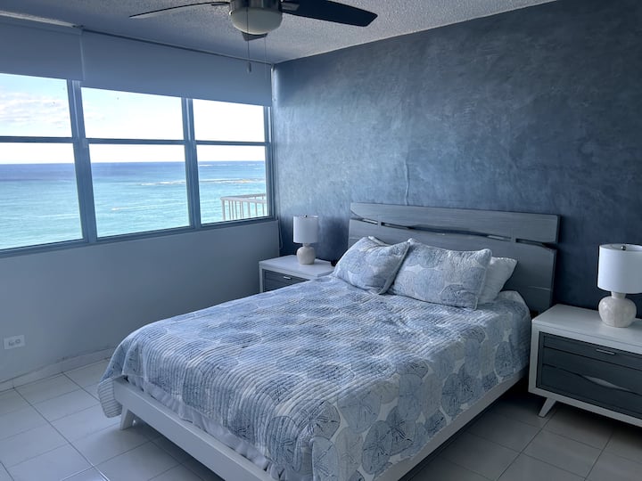 Sì, puoi vedere l'oceano dalla camera da letto!