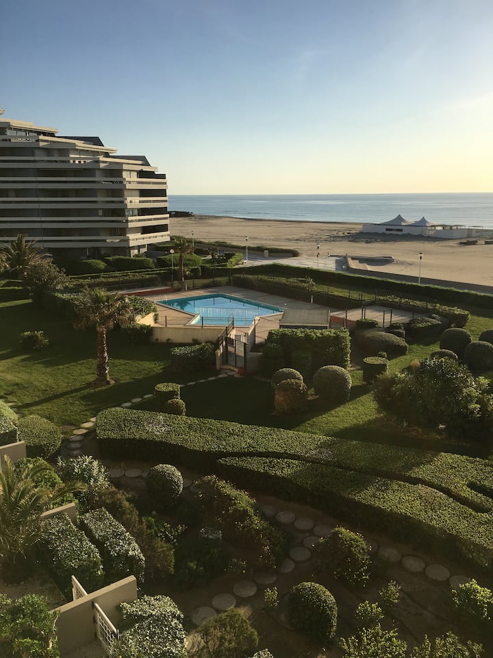 La Côte Radieuse T3 Canet-plage En Front De Mer - Canet-en-Roussillon