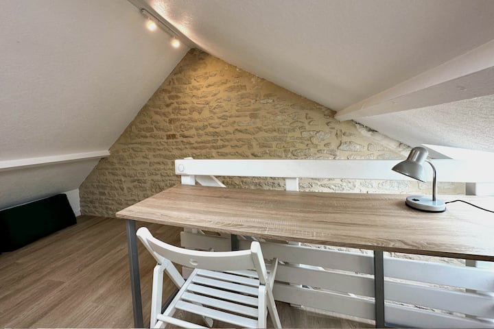 Planta 2 - Habitación #3 y espacio de oficina