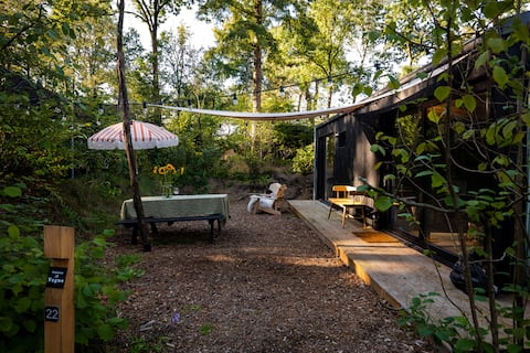 Top performing Airbnb: Luxe Vague Tiny House Cabin Wellness Bad Veluwe in Wijk 00 Nunspeet