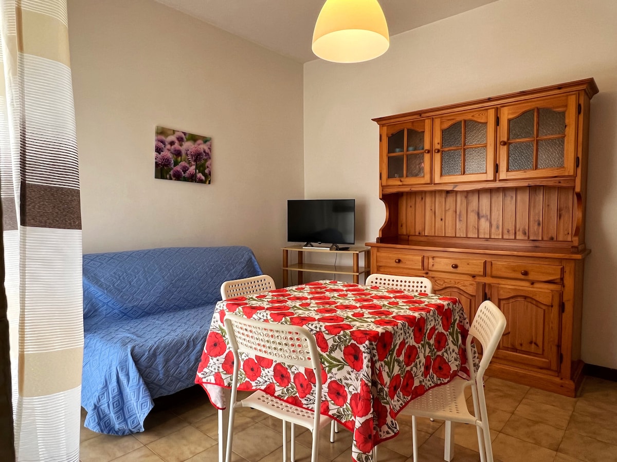 Séjour avec canapé-lit