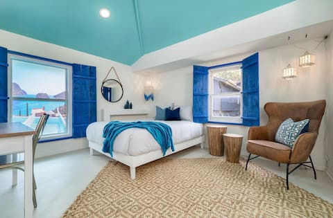 Top performing Airbnb: Santorini A Mediterranean Studio Escape…Riverside in Riverside