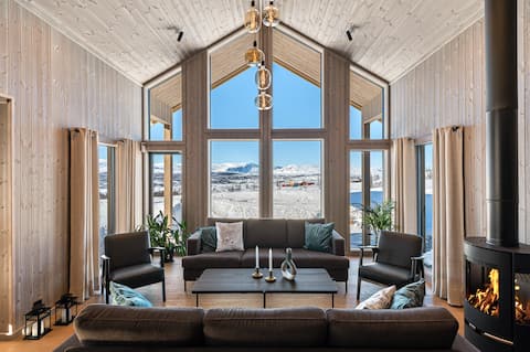 Popular Airbnb listing: Exclusive panoramic cabin - Enjoy the winter in Valdres! in Vestre Slidre