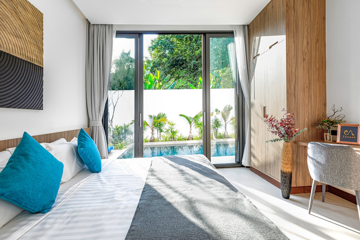 Canaan Villas Hillside 
Chumba cha kulala cha starehe