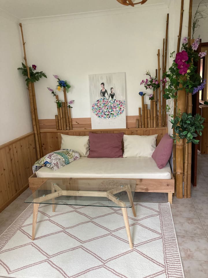 Salon/chambre à coucher