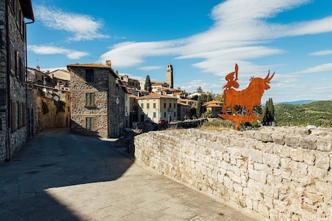 Top Airbnb: La Casetta in the Village of Civitella a Civitella In Val Di Chiana