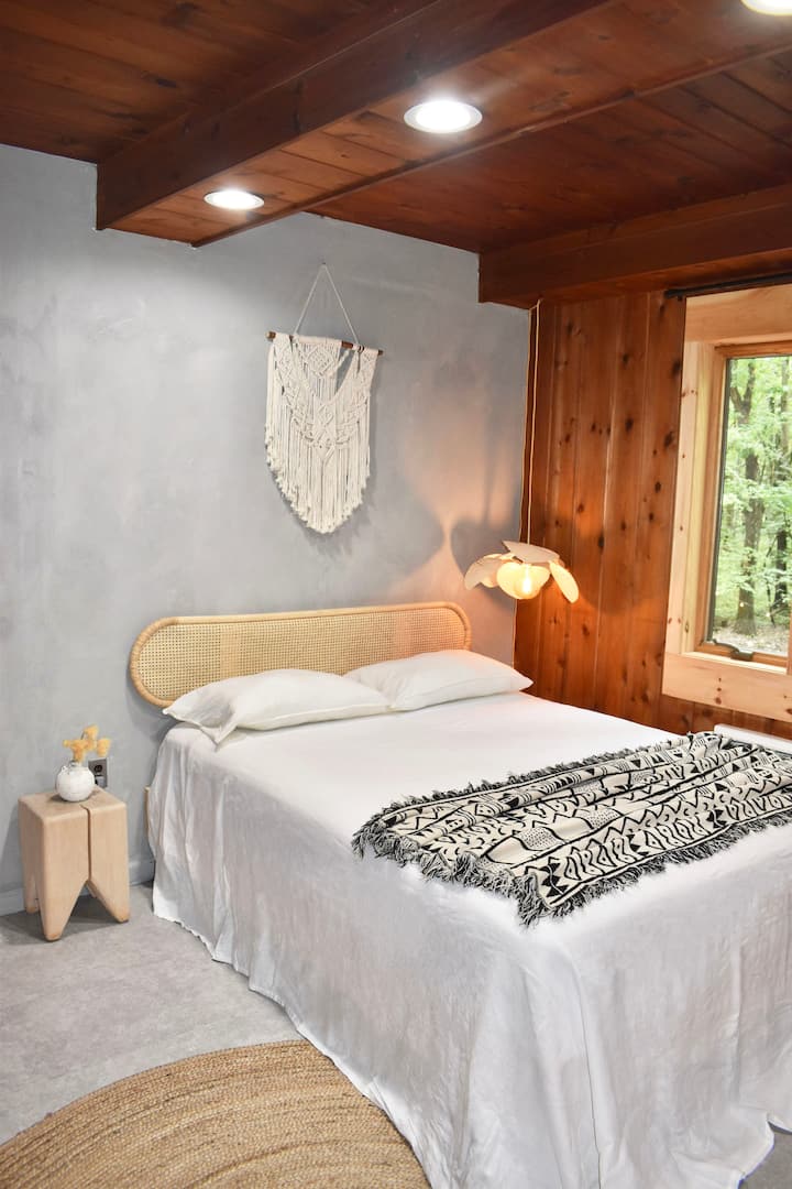 Comfortable, plushy mattress will have you sleeping on clouds.