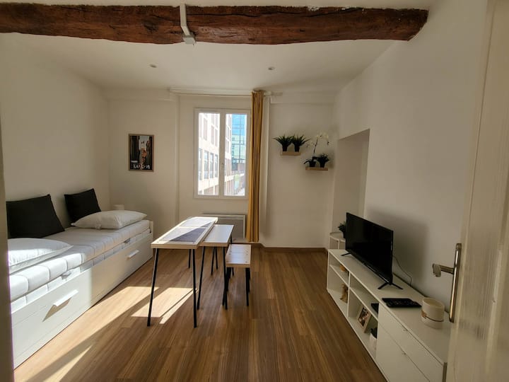 Luminous and renovated studio on the Port of Toulon Apartments for