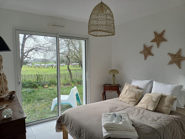 ห้องนอน 1 พร้อมวิวธรรมชาติแบบเปิดโล่ง