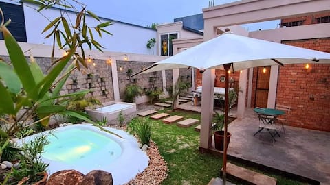 Modern house with pool