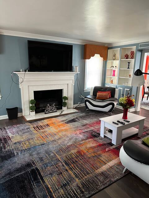 Modern Art-Inspired Family Friendly Home