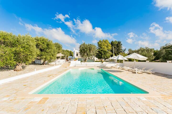 Modern 3 bed Villa, large pool, BBQ, petanque