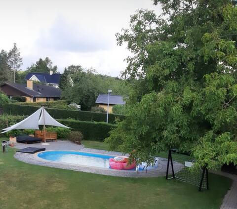 House in nature beautiful surroundings