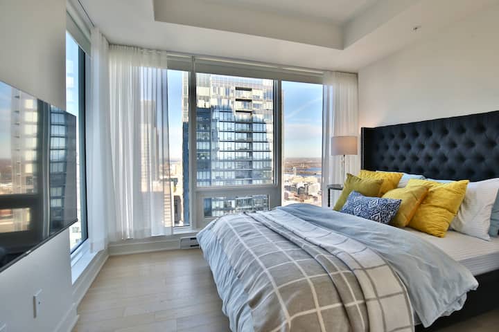 Hina4pets ペントハウス モントリオール Penthouse 15th floor Pool/Gym/Spa - Condominiums for Rent in