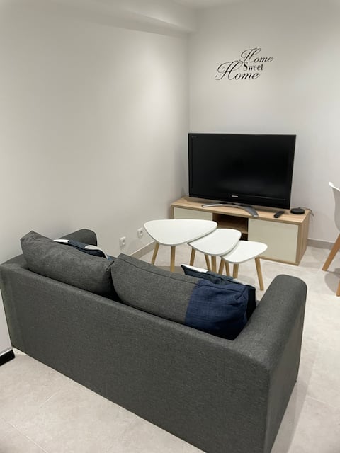 Small apartment on the ground floor of a house.