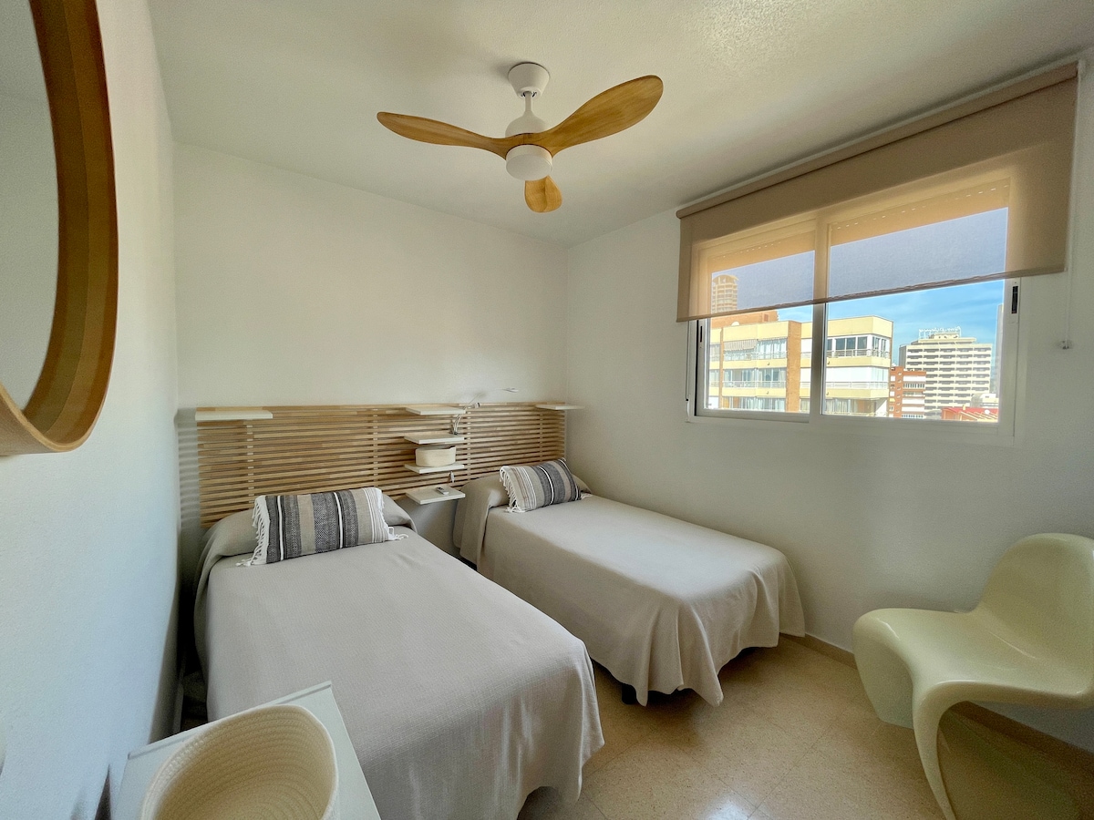 Deuxième chambre avec possibilité de joindre les lits 