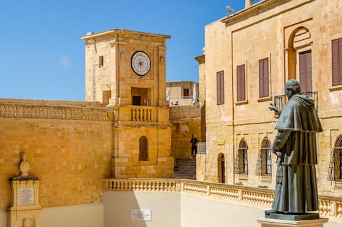 Stay inside the walls of Gozo Cittadella fortress