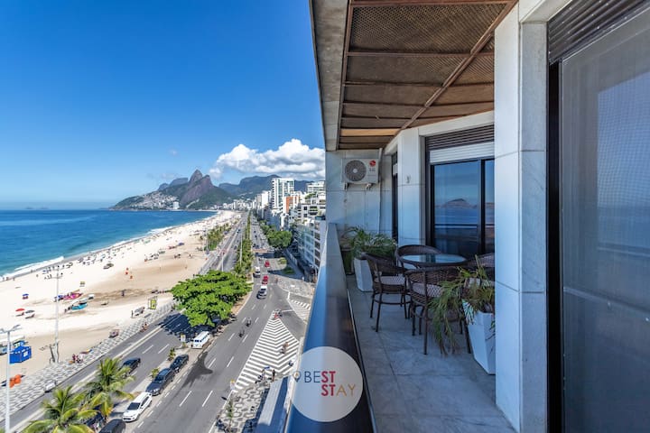 APT em Frente Praia de Ipanema com Vista Fenomenal