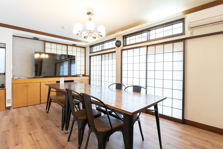 【長期利用】140㎡超！駅徒歩3分 |渋谷10分 大きな貸切一軒家！