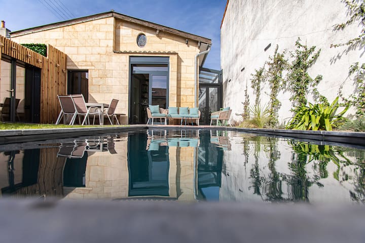 Magnifique maison de plain-pied avec piscine