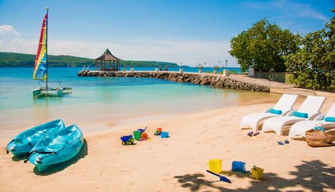 Sundown on the Beach