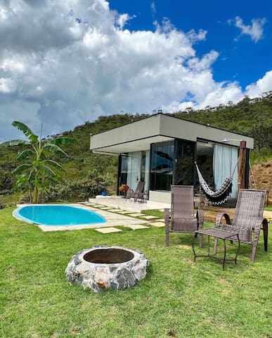 Entire home with 1 bedrooms in Brasilia - Chalé Encanto Cerrado