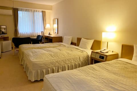 Smoking allowed/Triple room with breakfast/3 ppl