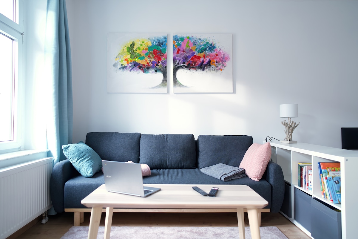 Top Airbnb: (Family) apartment in Leipzig with early check-in in Gohlis Mitte