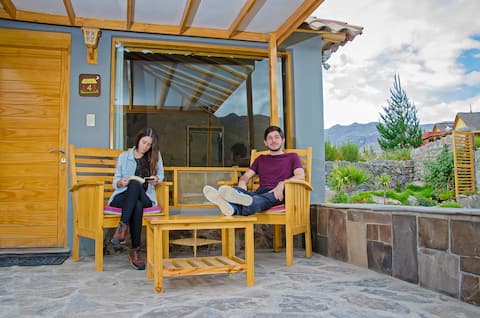 DLX double room with mountain views