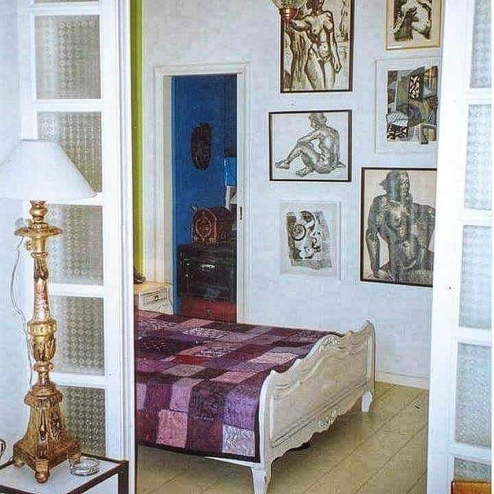 Chambre des maîtres avec un lit double