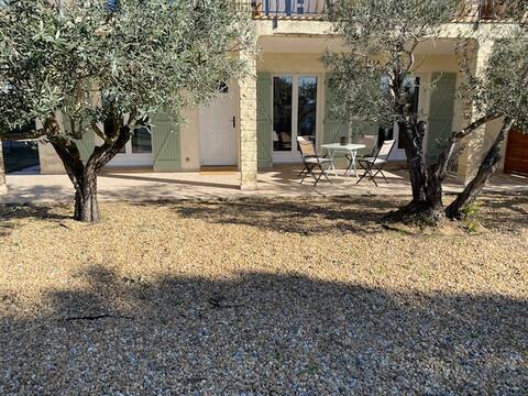 Garden level in the countryside