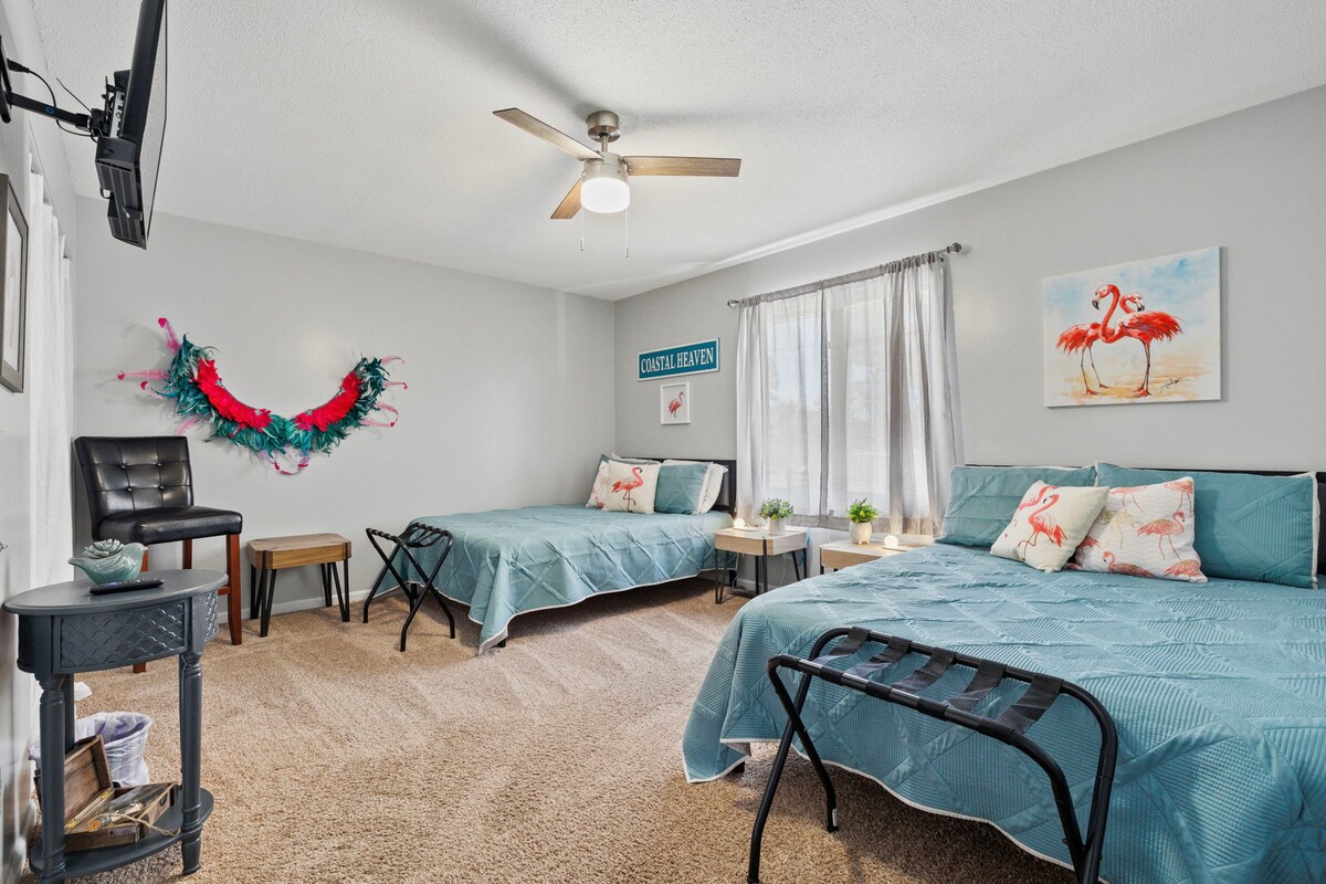 חדר שינה 1 עם 2 מיטות בגודל מלא