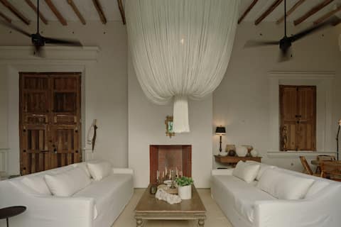 Top Airbnb: Historic Home in Downtown Walkable & Private Pool in Buenavista