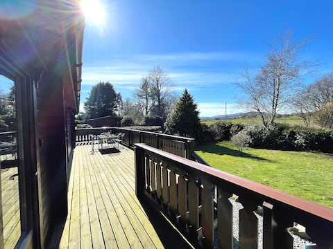 Beautiful 3 Bed Lodge in Kippford with Garden