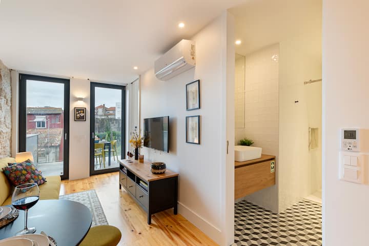 Brede en lichte ruimte.