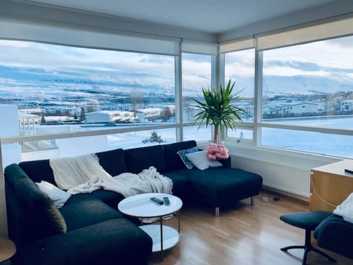 Akureyri family dream with view Condominiums for Rent in Akureyri