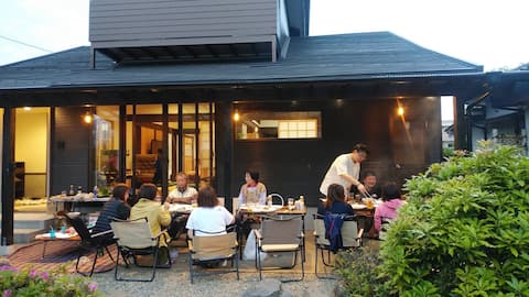 "Grandma's House in Aso" is a 6-minute walk from Miyaji Station where the old house is revived!