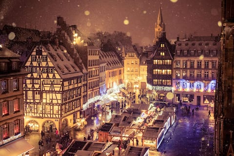 Airbnb performant: Strasbourg within historic center and institutions à Centre