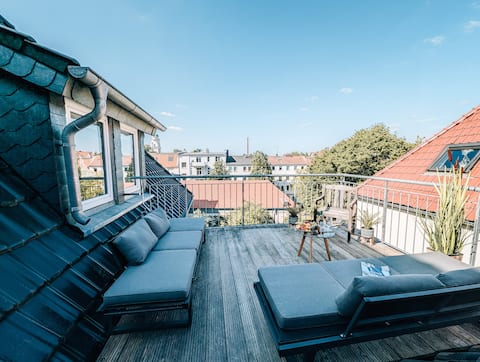 4BedroomTerraceSuite Oasis|WoRKSPACE EM-APARTMENTs