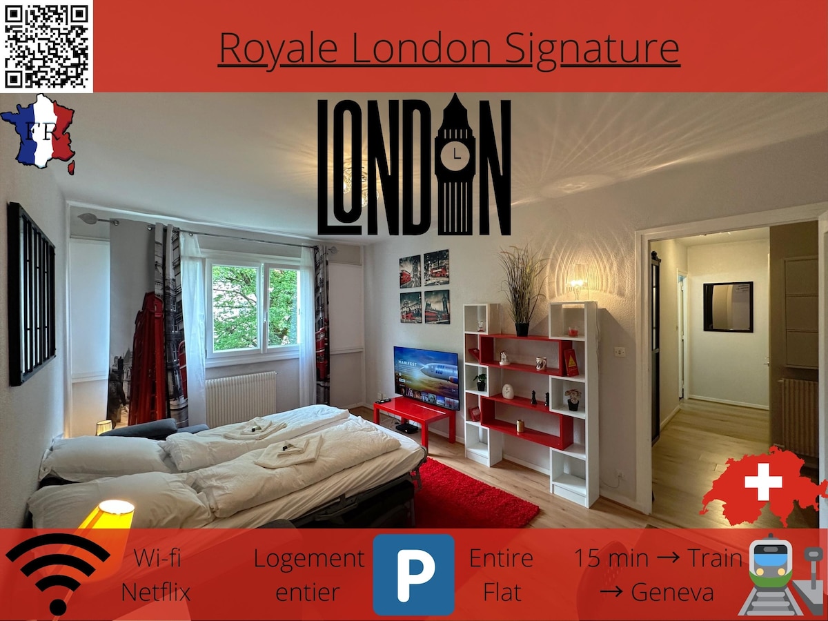 Top performing Airbnb: Royale London Signature * * * * * in Annemasse