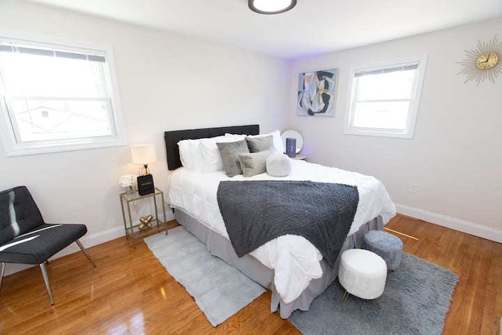 令人惊叹的卧室，可享受优质的休息。