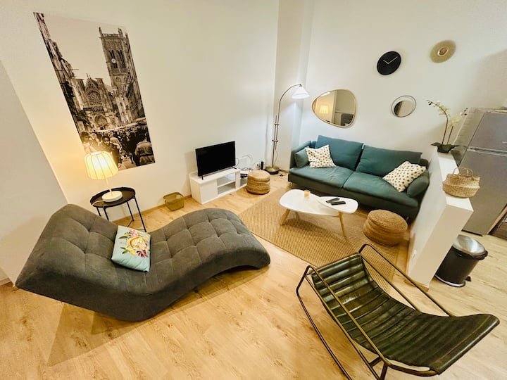 Grand Appartement 3 Chambres - Dieppe