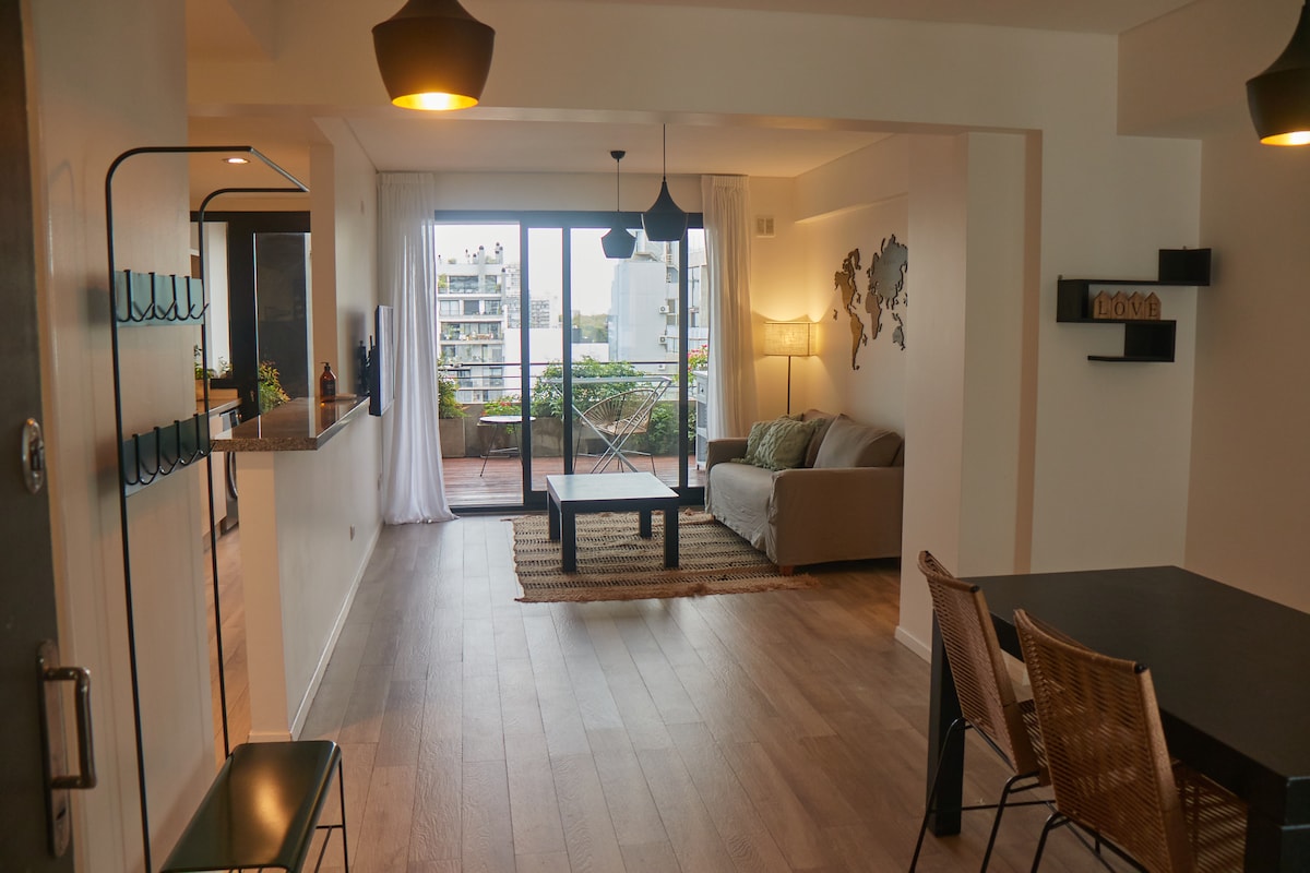 Departamento de 3 ambientes con 2 dormitorios en Colegiales