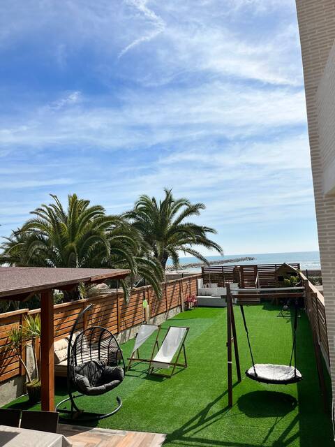 Beachfront house