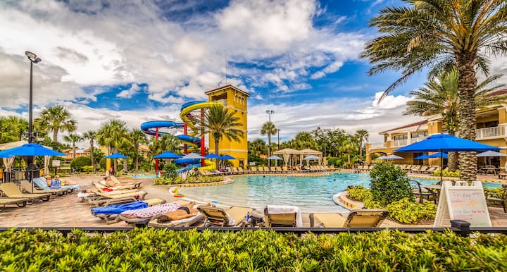 Free Waterpark, Fantasy World, Monsters Inc Villa - Houses for